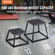 VEVOR Plyometric Jump Box, 18 Inch Plyo Box, Steel Plyometric Platform and Jumping Agility Box, Anti-slip Fitness Step Up Box for Home Gym Training, Conditioning Strength Training, Μαύρο