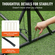 VEVOR Soccer Rebounder Net, Iron Soccer Training Equipment 12x6FT, Δώρο προπόνησης αθλητικού ποδοσφαίρου με φορητή τσάντα, Volleyball Rebounder Wall Τέλειο για εξάσκηση στην πίσω αυλή, ατομική προπόνηση, πάσα