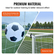 VEVOR Soccer Rebound Trainer, 8x6FT Iron Soccer Training Equipment, Sports Football Rebounder Wall με δίχτυ και γκολ διπλής όψης, ιδανικό για εξάσκηση στην πίσω αυλή, ατομική προπόνηση, πάσα