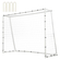VEVOR Soccer Rebound Trainer, 8x6FT Iron Soccer Training Equipment, Sports Football Rebounder Wall με δίχτυ και γκολ διπλής όψης, ιδανικό για εξάσκηση στην πίσω αυλή, ατομική προπόνηση, πάσα