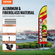 VEVOR Burger Restaurant Advertising Feather Flag Kit Swooper Flag Poles 16,3 FT