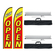 VEVOR Open Flags for Business Advertising Flags και Poles for Outside 16,3 FT