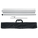 VEVOR Feather Flag Pole Kit Swooper Flag Pole Set 16,3 ft with A Ground Stake
