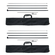 VEVOR Feather Flag Pole Kit 2 Packs Swooper Flag Pole 16,3 ft with Ground Stakes