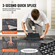 VEVOR Interlocking Deck Tiles 10 Pack 12&quot;x12&quot; Plastic for Orch Dark Grey