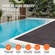 VEVOR Interlocking Deck Tiles 10 Pack 12&quot;x12&quot; Αδιάβροχο για Βεράντα Σκούρο Καφέ