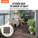VEVOR Interlocking Deck Tiles Plastic Wood 10 Pack 12&quot;x12&quot; Αδιάβροχο για Βεράντα