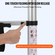 VEVOR Telescoping Extension Ladder 8.5FT Retraction One-button 375 LBS Capacity