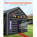 Φουσκωτό νυχτερινό κλαμπ VEVOR 16,4 x 13,1 x 12,5 Ft Blow up Party Ten with Lights