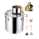 VEVOR Moonshine Still 13 Gal Water Alcohol Distiller Kit ζυθοποιίας από ανοξείδωτο χάλυβα