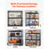VEVOR Storage Shelves 4 Tier Adjustable Heavy Duty Garage Shelving Unit 2400 lbs