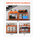 VEVOR Storage Shelves 4 Tier Adjustable Heavy Duty Garage Shelving Unit 2400 lbs