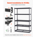 VEVOR Storage Shelves 5 Tier Adjustable Heavy Duty Garage Shelving Unit 3000 lbs