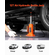 VEVOR Air Hydraulic Bottle Jack 12 Ton Manual Hand Pump Επισκευή Αυτοκινήτων