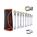 VEVOR Flex-Head Σετ κλειδιών Ratcheting 8 PC Metric 8 mm-17 mm με Roll-up Pouch