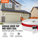 VEVOR Garage Door Top and Sides Seal Strip 34 FT Universal Weather Stripping