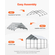 VEVOR 10&#039; x 15&#039; Metal Carport Heavy Duty Υπαίθριο Καταφύγιο Αυτοκινήτων Γκαράζ για Σκάφη