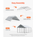 VEVOR 12&#039; x 20&#039; Metal Carport Heavy Duty Υπαίθριο Καταφύγιο Αυτοκινήτων Γκαράζ για Σκάφη