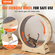 VEVOR Wooden Cat Exercise Wheel 52&quot; Μεγάλος τροχός διάδρομου για γάτες για γάτες εσωτερικού χώρου