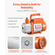 VEVOR 3.5 CFM HVAC Μονοβάθμιο Περιστροφικό πτερύγιο αντλίας κενού και κιτ μετρητή πολλαπλής