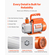 VEVOR 3.5 CFM HVAC Μονοβάθμιο Περιστροφικό πτερύγιο αντλίας κενού και κιτ μετρητή πολλαπλής
