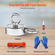 VEVOR 1000 LBS Strong Fishing Magnet Kit Καραμπίνερ διπλής όψης Pull Force Rope