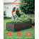 VEVOR Μεταλλικό υπερυψωμένο κρεβάτι κήπου 6x3x2ft εξωτερικό γαλβανισμένο κουτί φυτευτής σκούρο γκρι