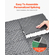 VEVOR Δάπεδο αποστράγγισης Modular Interlocking Cushion 12&quot; x 12&quot; Drinage Mat