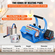 VEVOR Mug Heat Press, 11oz/11,5cm και 20oz/22cm Two Platens, LCD Cup Machine Press with Deptable Transfer Sublimation Mats, DIY Presser for Coffee Skinny Tumblers, Silica-gel Printing, Blue
