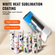 VEVOR 8 Pack Straight Sublimation Tumblers, 30 oz, Blank Tumbler Bulk, από ανοξείδωτο χάλυβα διπλού τοιχώματος ποτηράκια με άχυρο, καπάκι, βούρτσα, βάση, συρρικνωμένο περιτύλιγμα, κουτί δώρου, για πίεση θερμότητας και μεταφορά θερμότητας