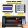 VEVOR Vinyl Cutter, 375mm Vinyl Plotter, LED Screen Plotter Cutter, Ημιαυτόματο ενσωματωμένο οπτικό μάτι για ακριβή καθοδήγηση, συμβατό με λογισμικό SignMaster για Σχεδίαση επιφάνειας εργασίας συστήματος Windows