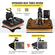 VEVOR Heat Press Machine 12 x 15 Inch 8 in 1 Heat Press 360° Swing Away Black Heat Press 1000W Μηχάνημα εκτύπωσης πουκάμισου 8 σε 1 Θέρμανση διπλού σωλήνος για πιάτα DIY Καπάκι κούπες