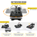 VEVOR Heat Press Machine 15 x 15 Inch 8 in 1 Heat Pressure 1000W Machine Sublimation 360° Rotation Swing Away Heat Press 8 in 1 Machine Printing Shirt Dual-Tube Heating for DIY T-shirts Cap κούπες (Μαύρο)