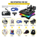 VEVOR Heat Press Machine 15 x 15 Inch 8 in 1 Heat Pressure 1000W Machine Sublimation 360° Rotation Swing Away Heat Press 8 in 1 Machine Printing Shirt Dual-Tube Heating for DIY T-shirts Cap κούπες (Μαύρο)