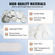 VEVOR 3&quot; 75mm Button Badge Parts Supplies for Button Maker Machine 200 Sets