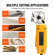 VEVOR Fabric Cutter 170W Ηλεκτρική περιστροφική μηχανή κοπής υφάσματος πάχους κοπής 1