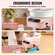 VEVOR Pottery Wheel 11in Keramic Wheel Foot Pedal Screen Touch 450W 3 Legs Pink