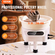 VEVOR Pottery Wheel 11in Ceramic Wheel Foot Pedal Screen Touch 450W 3 Legs White