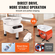 VEVOR Pottery Wheel 11in Ceramic Wheel Foot Pedal Screen Touch 450W 3 Legs White