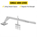VEVOR Dent Pull Lever Bar 6 Claw Hook Dent Puller Single Leg Lifter Φορητό Dent Pull Bar Bar κράμα αλουμινίου για επισκευή βαθουλωμάτων αυτοκινήτου