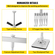 VEVOR Car Dent Puller Kit 85CM Dent Pull Lever 6 Claw Hook + Accessories Paintless Dent Removal Kit Dent Remover Kit for Auto Body Repair Door Dings and Hail Ζημιές