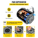 VEVOR Flex Shaft Grinder 780W Rotary Tool 500-23000RPM Rotary Carver with 1/4&quot; 3-Jaw Chuck &amp; Stepless Speed ​​Foot Hanging Grinding Machine 131PCS Accessories for Jewelry Polishing Grinding DIY