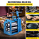 VEVOR Rolling Mills 3&quot;/76mm Μηχανή ελατηρίου κοσμημάτων Αναλογία μετάδοσης κίνησης 1:2,5 Wire Roller Mills 0,1-7mm Πάχος πρέσας Χειροκίνητος Συνδυασμός έλασης για μεταλλικό φύλλο κοσμήματος Τετράγωνο ημικύκλιο σχέδιο