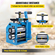 VEVOR Rolling Mills 3&quot;/76mm Μηχανή ελατηρίου κοσμημάτων Αναλογία μετάδοσης κίνησης 1:2,5 Wire Roller Mills 0,1-7mm Πάχος πρέσας Χειροκίνητος Συνδυασμός έλασης για μεταλλικό φύλλο κοσμήματος Τετράγωνο ημικύκλιο σχέδιο