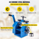 VEVOR Rolling Mills 3&quot;/76mm Μηχανή ελατηρίου κοσμημάτων Αναλογία μετάδοσης κίνησης 1:2,5 Wire Roller Mills 0,1-7mm Πάχος πρέσας Χειροκίνητος Συνδυασμός έλασης για μεταλλικό φύλλο κοσμήματος Τετράγωνο ημικύκλιο σχέδιο
