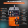 VEVOR MIG Welder 200 Amp MIG LIFT TIG Arc Welder 3 in 1 Welder Welding Machine 220V TIG Welder Lift ARC Welder MMA Stick IGBT DC Inverter Welder Digital Display Combo Welding Machine