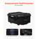 VEVOR 3.5 Cu.ft Αδιάβροχη σκληρή θήκη κυλιόμενες ρόδες &amp; ανασυρόμενη λαβή μαύρη
