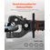 VEVOR Pintle Hitch 2-5/16&quot; Mount Hitch Ball for 2,5&quot;-3&quot; Lunette Ring 30000 lbs