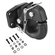 VEVOR Pintle Hitch Trailer Hitch Receiver for 2,5&quot;-3&quot; Lunette Ring 30000 lbs