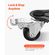 VEVOR Furniture Dolly Heavy Duty Furniture Mover με 5 τροχούς Χωρητικότητα 1200 λίβρες